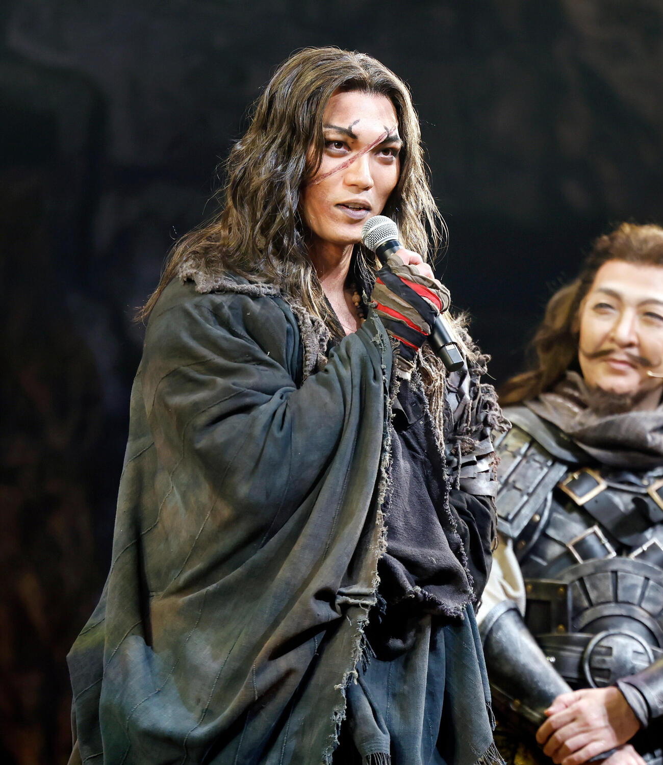 登壇した章平（撮影・山本朝陽）