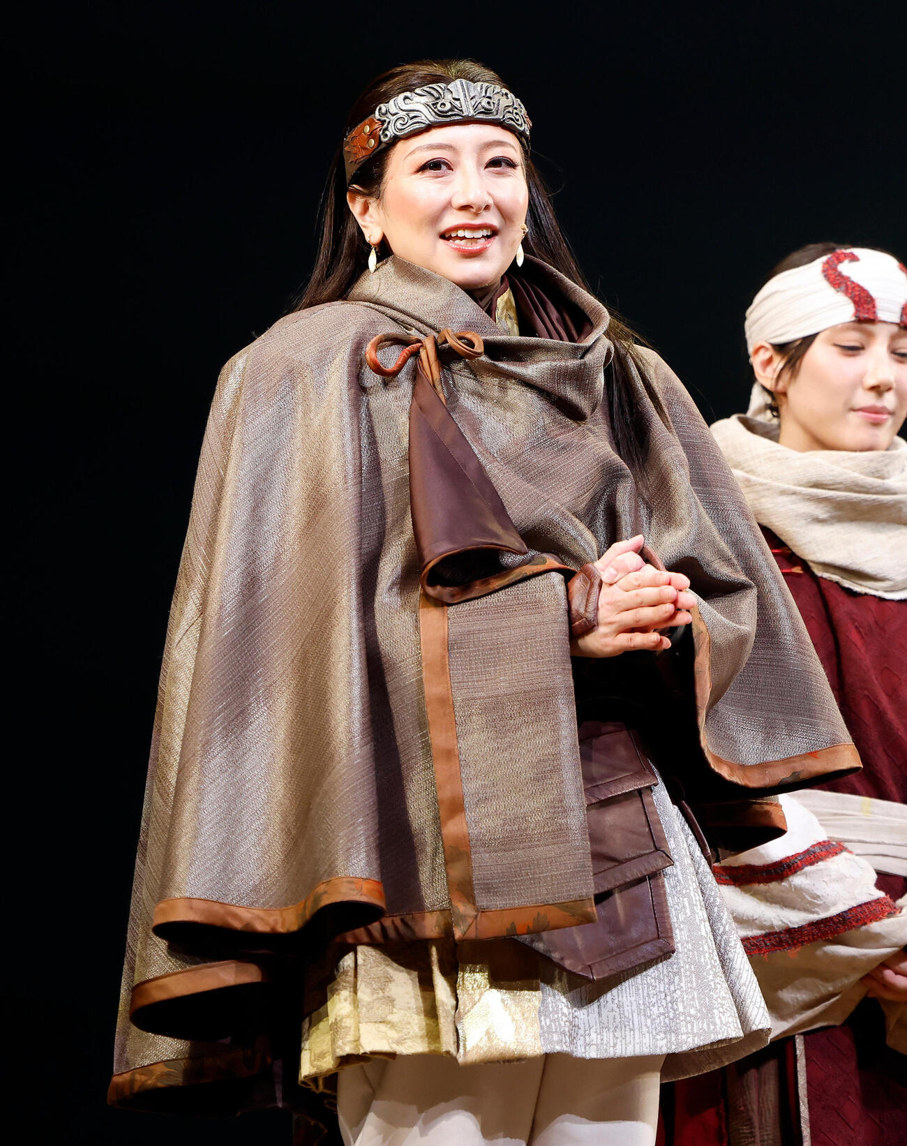 登壇した大塚千弘（撮影・山本朝陽）
