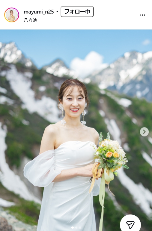 中野希友未のインスタグラムから