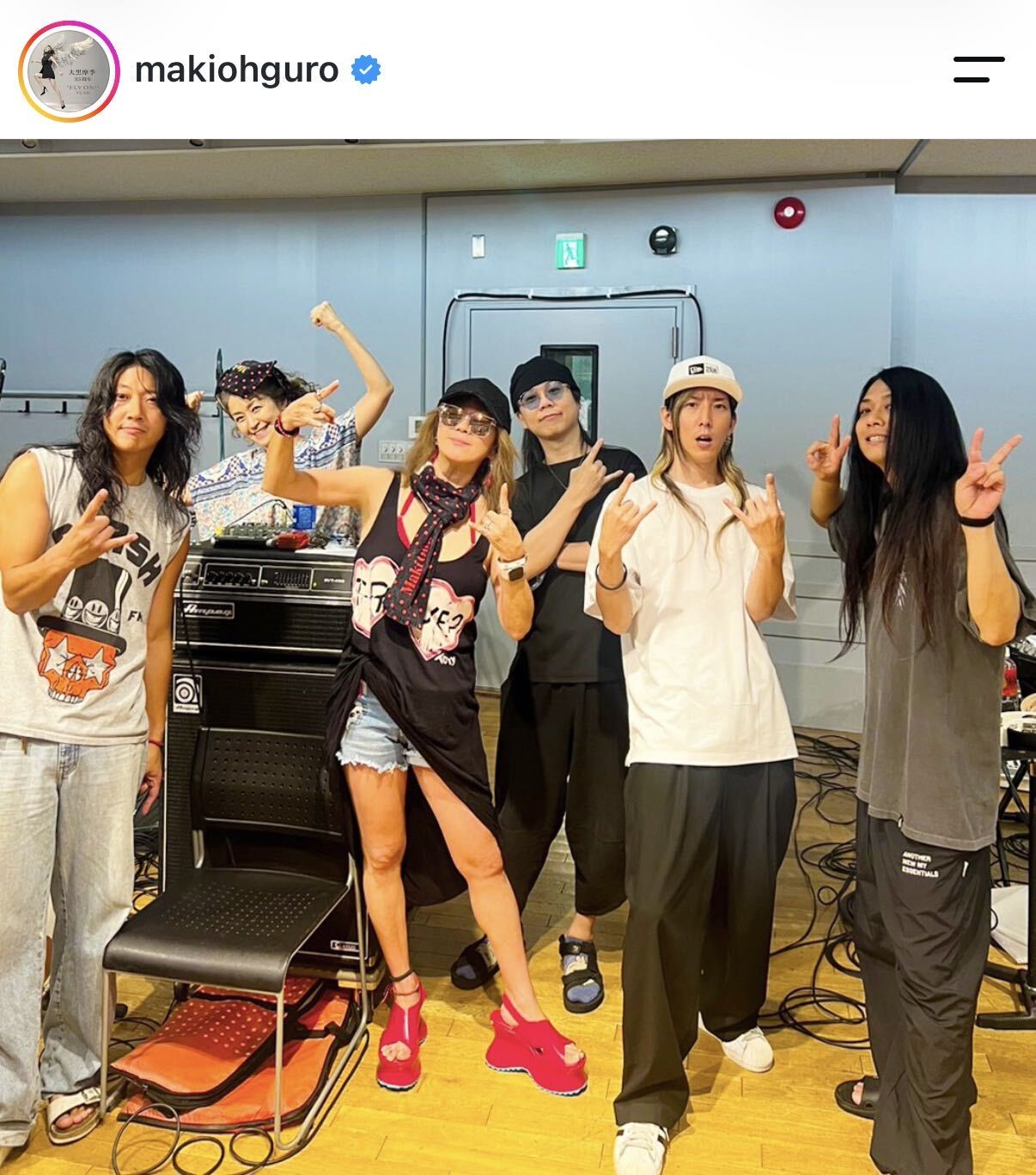 大黒摩季のインスタグラムから