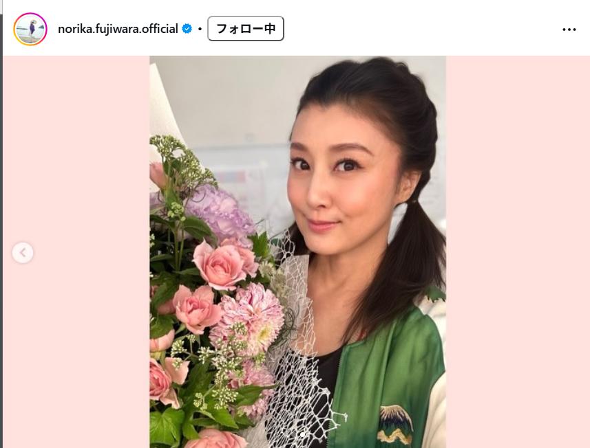 藤原紀香のインスタグラムから