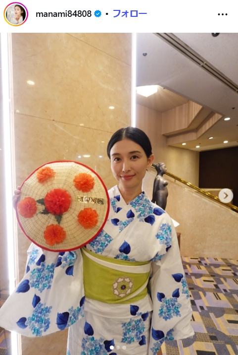 橋本マナミのインスタグラムから