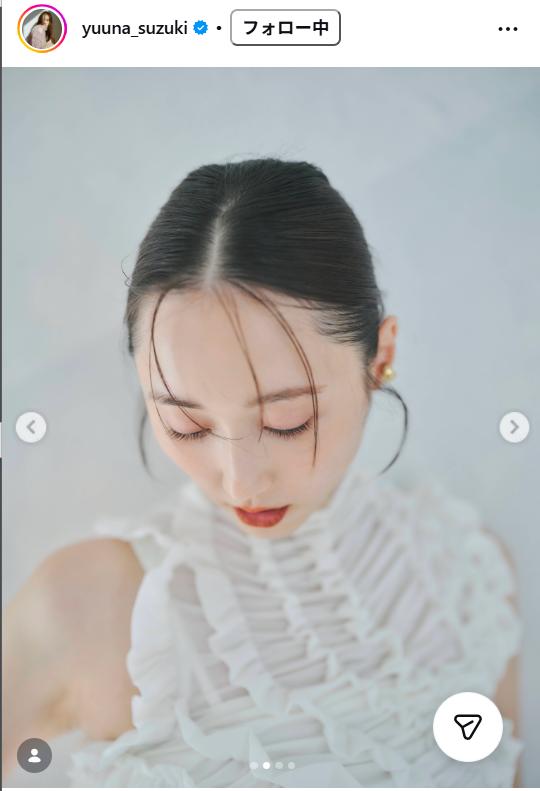 鈴木友菜のインスタグラムから