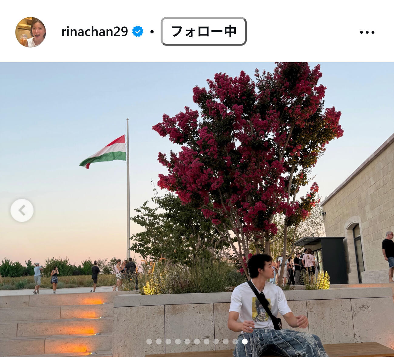 知念里奈のインスタグラムから