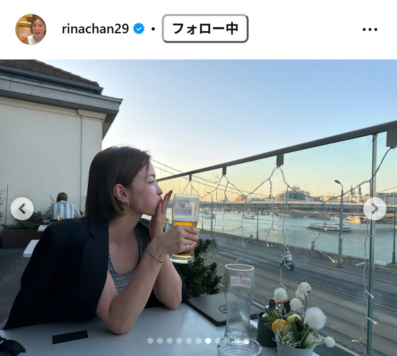 知念里奈のインスタグラムから