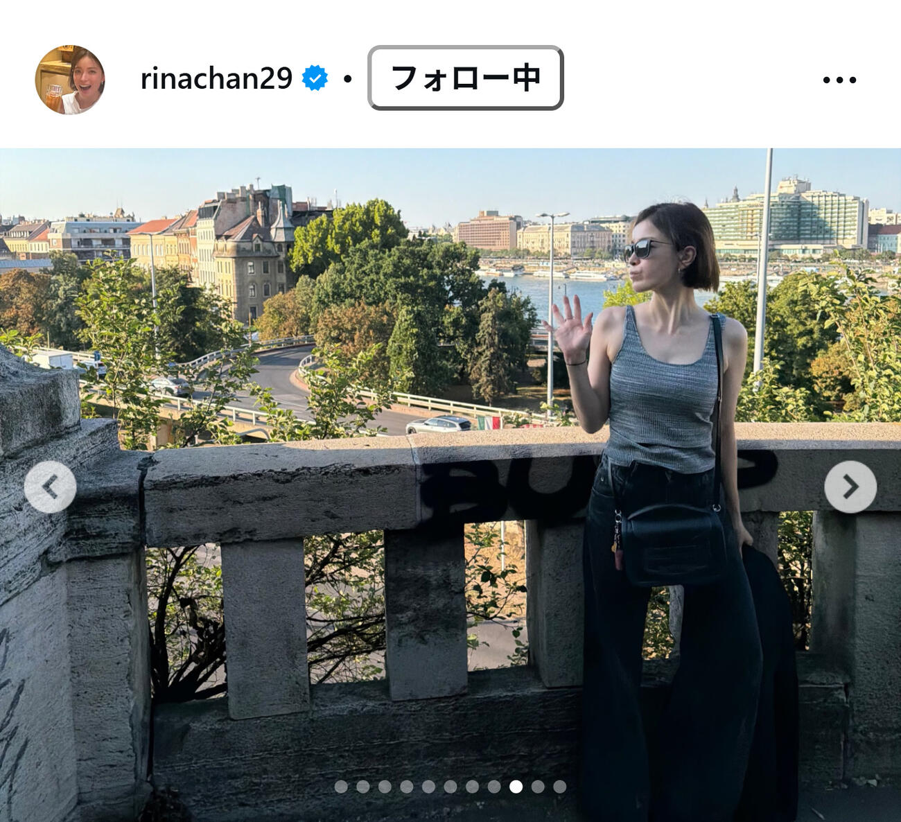 知念里奈のインスタグラムから