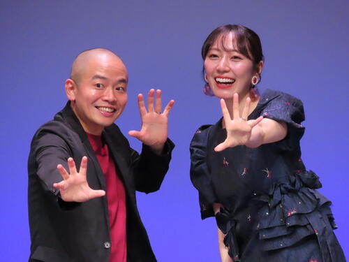 松井咲子、夫婦初“共演”夫・上田航平の突然の「一緒に住んでた」発言に「婚約会見みたい」