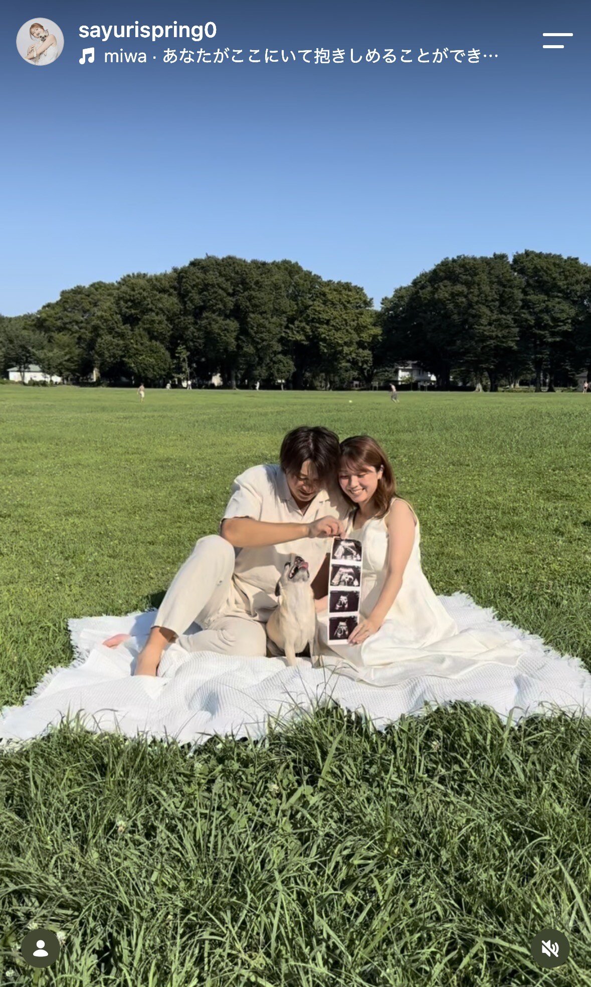 新山さゆりさんのインスタグラムから
