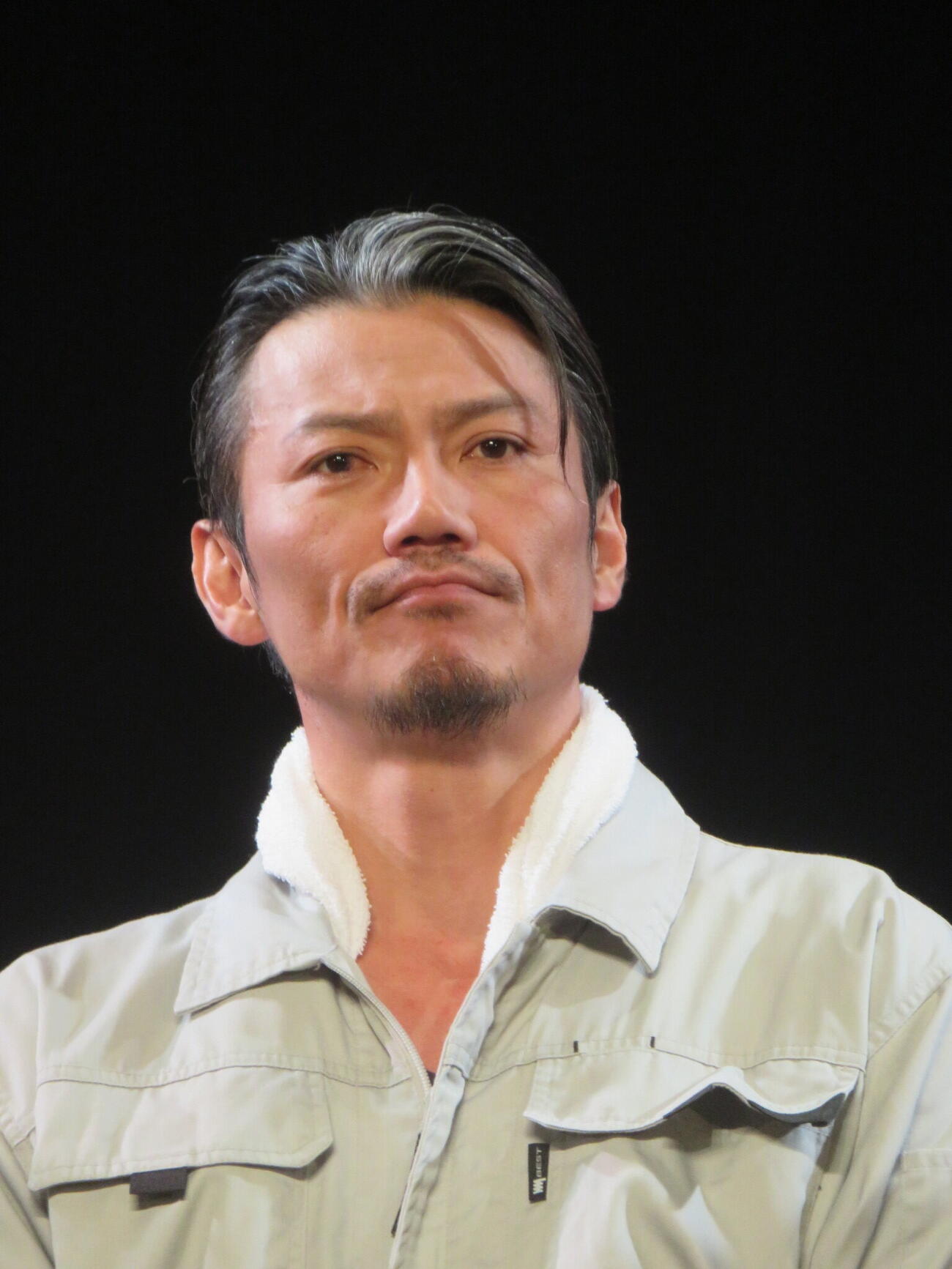 舞台「あゝ同期の桜」ゲネプロ取材会に出席した岩永洋昭（撮影・川田和博）