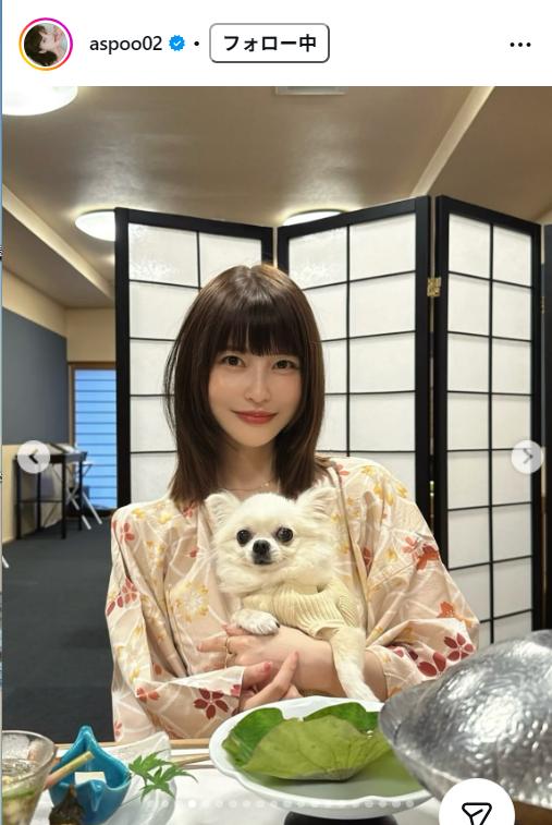 岸明日香のインスタグラムから