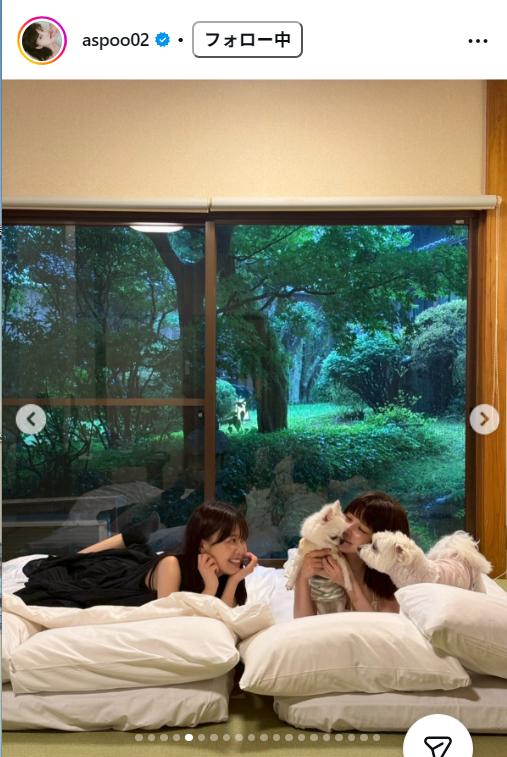 岸明日香のインスタグラムから