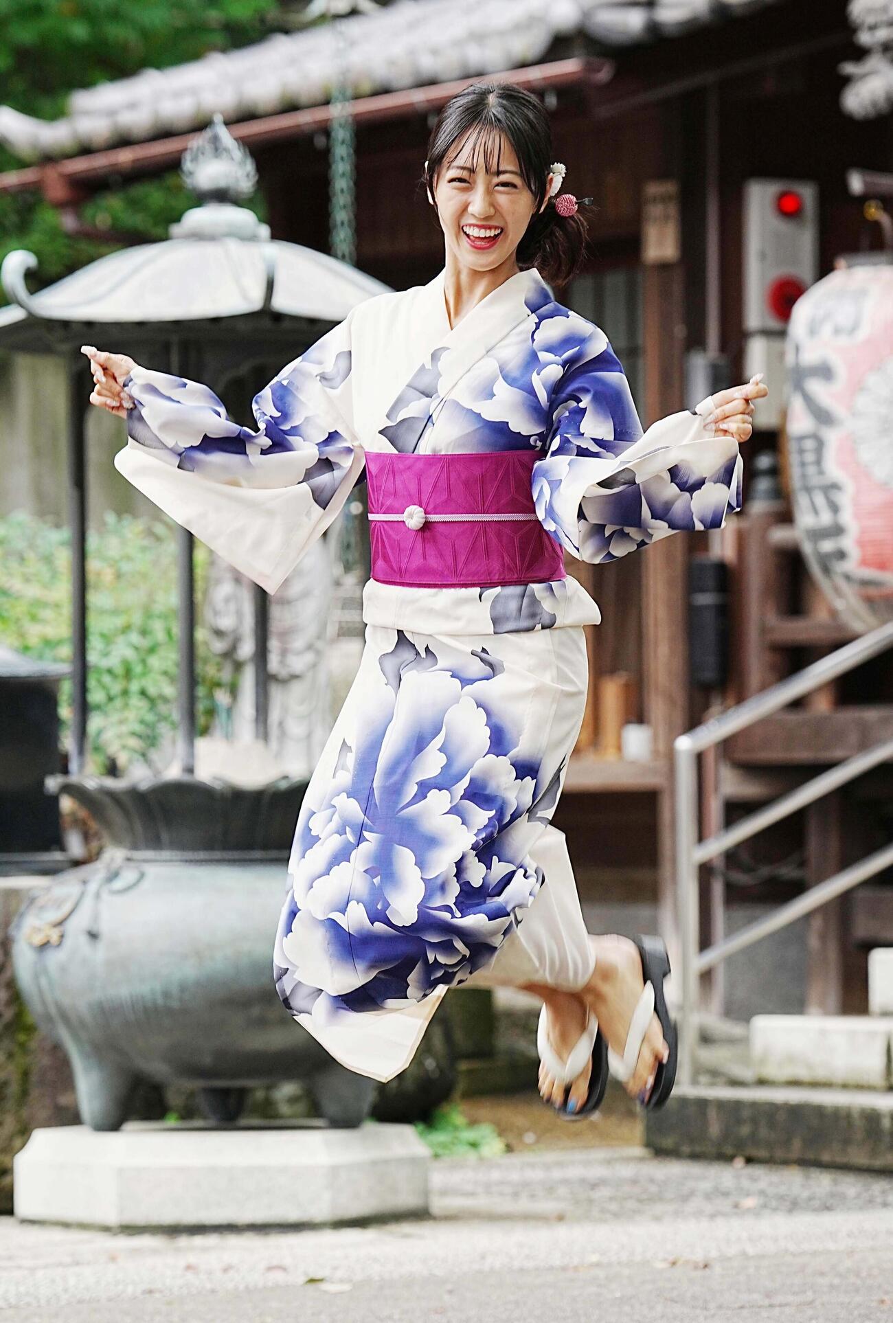 二十歳を迎え更なる飛躍を誓った宮下結衣（撮影・小沢裕）