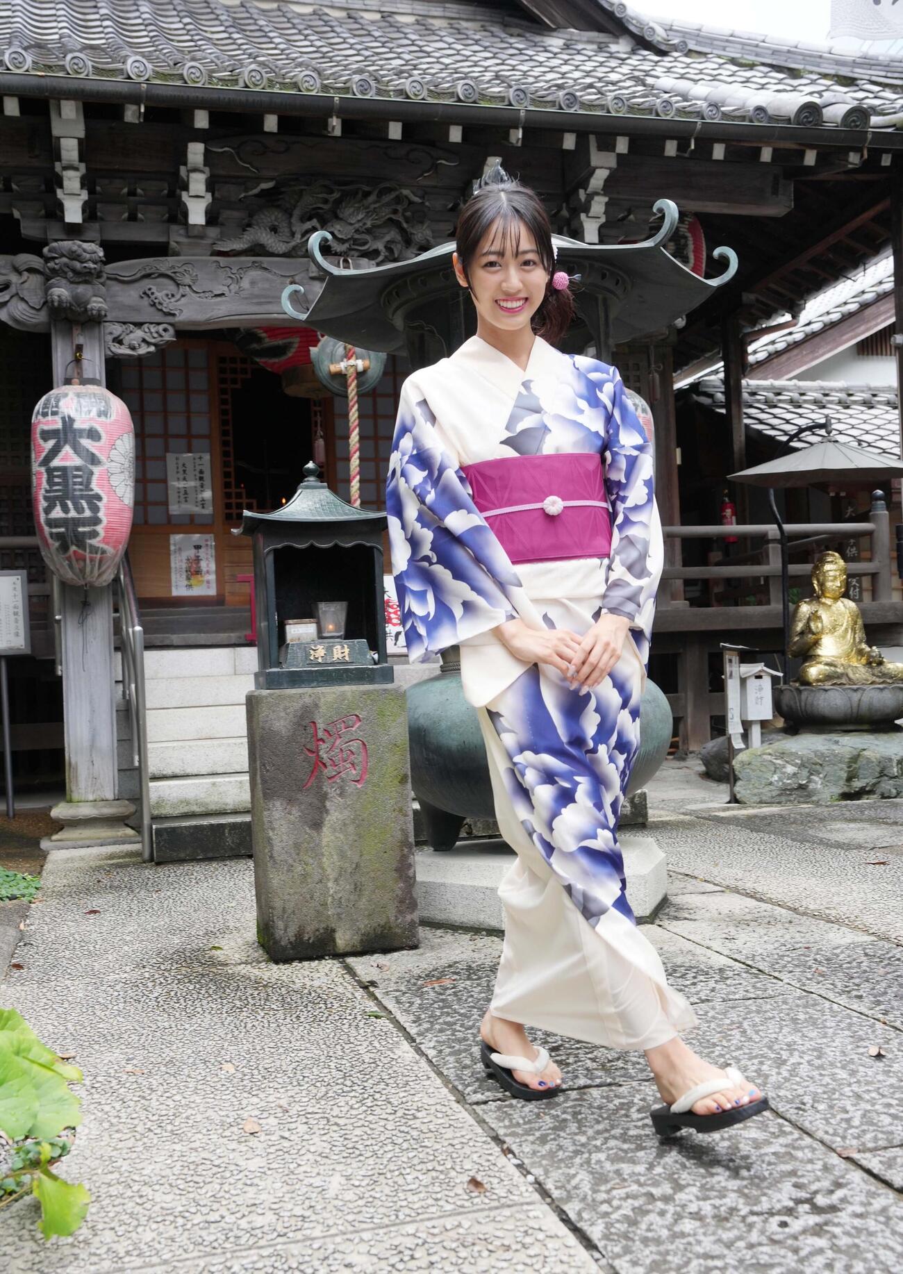 二十歳を迎え更なる飛躍を誓った宮下結衣（撮影・小沢裕）