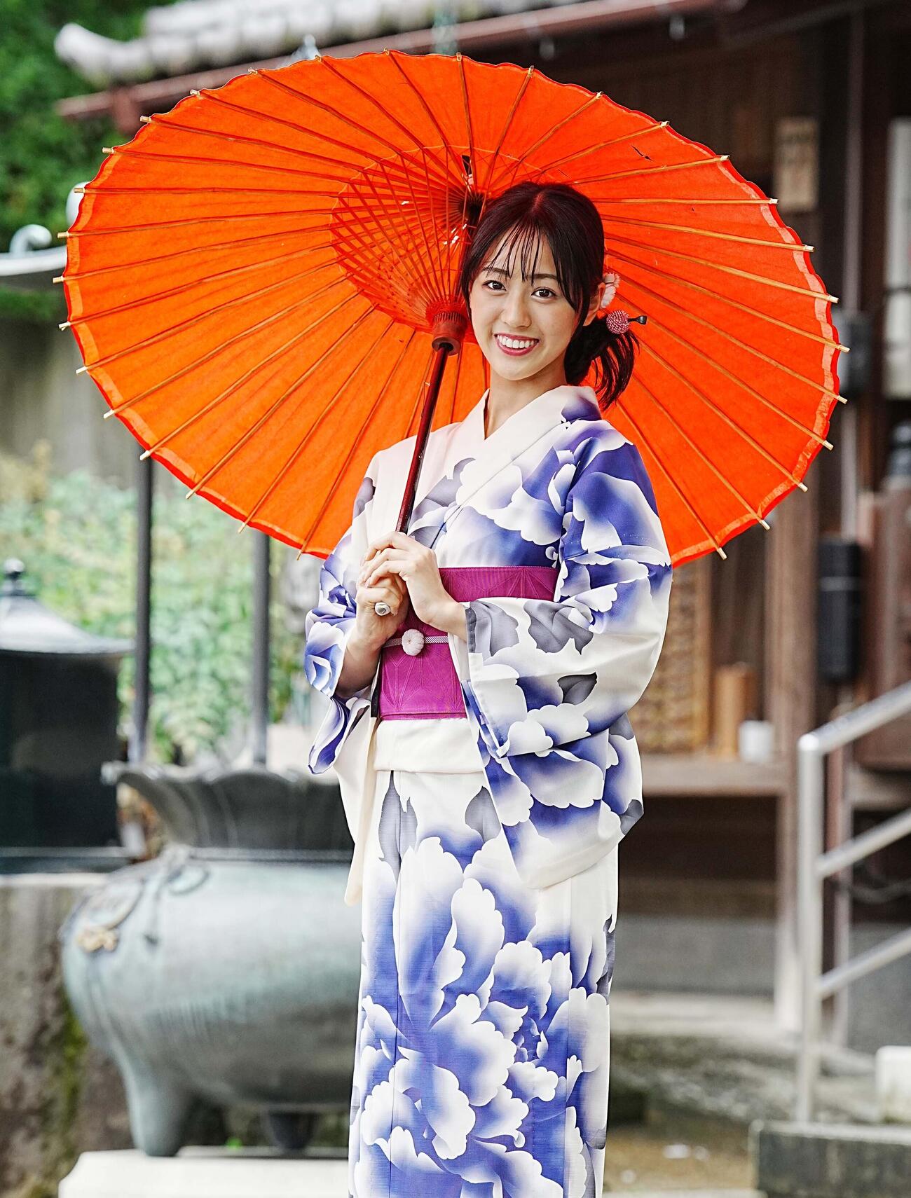 二十歳を迎え更なる飛躍を誓った宮下結衣（撮影・小沢裕）