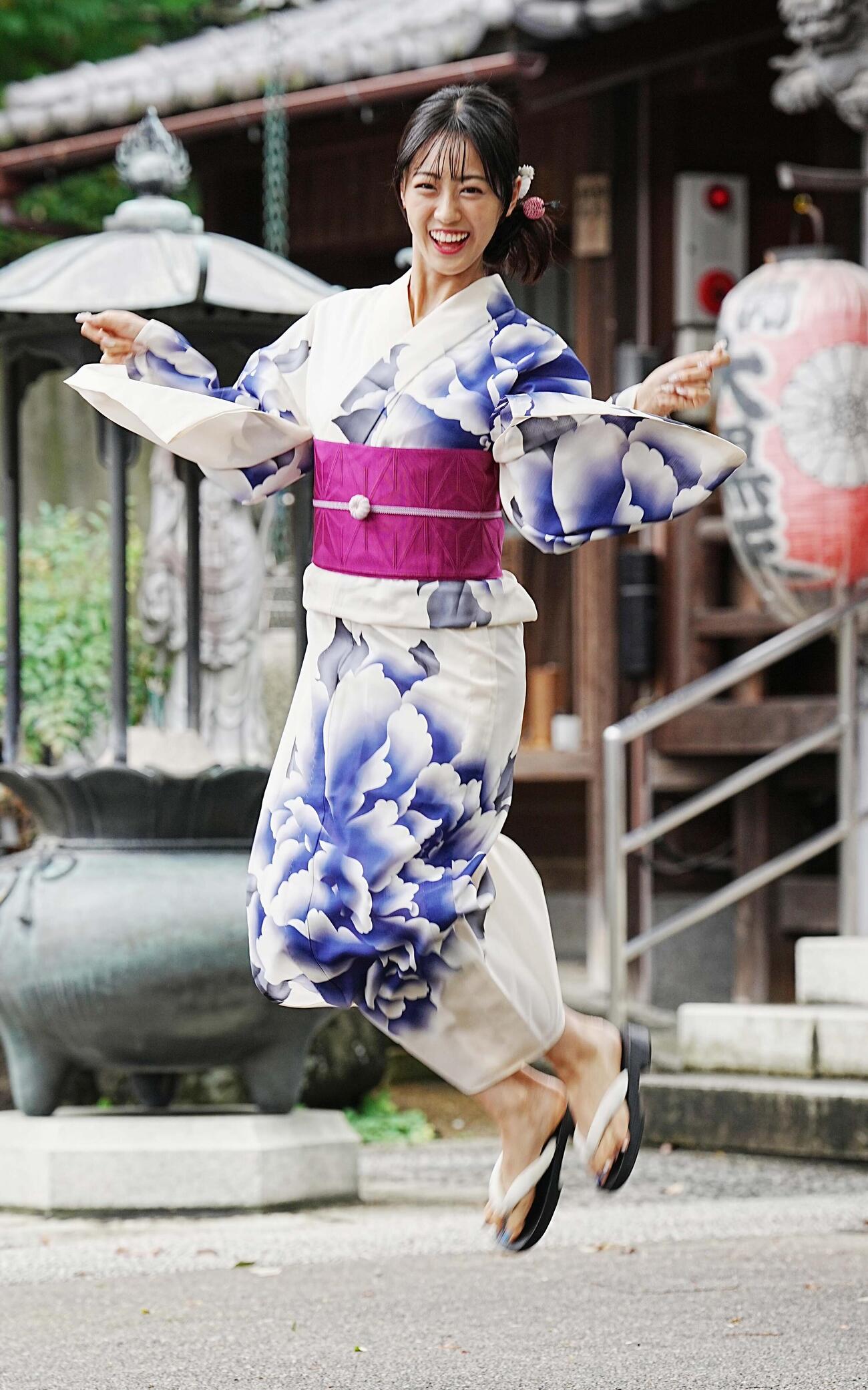 二十歳を迎え更なる飛躍を誓った宮下結衣（撮影・小沢裕）