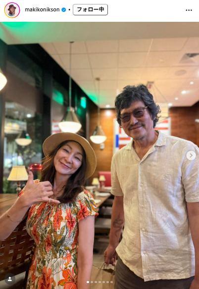 マキ・コニクソンさんのインスタグラムから