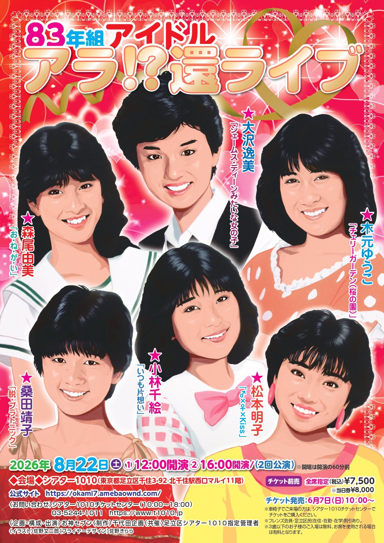 「83年組アイドル　アラ!?還ライブ」