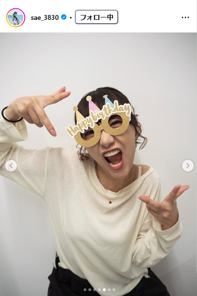 宮澤佐江のインスタグラムから