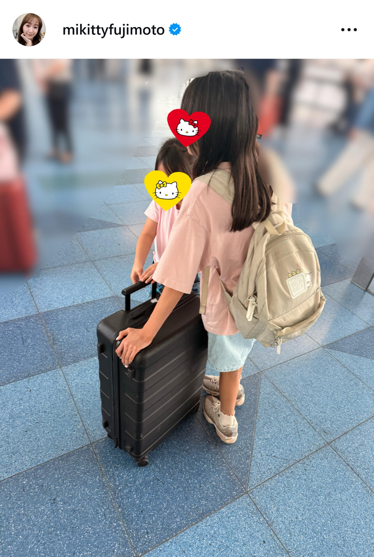 藤本美貴のインスタグラムから