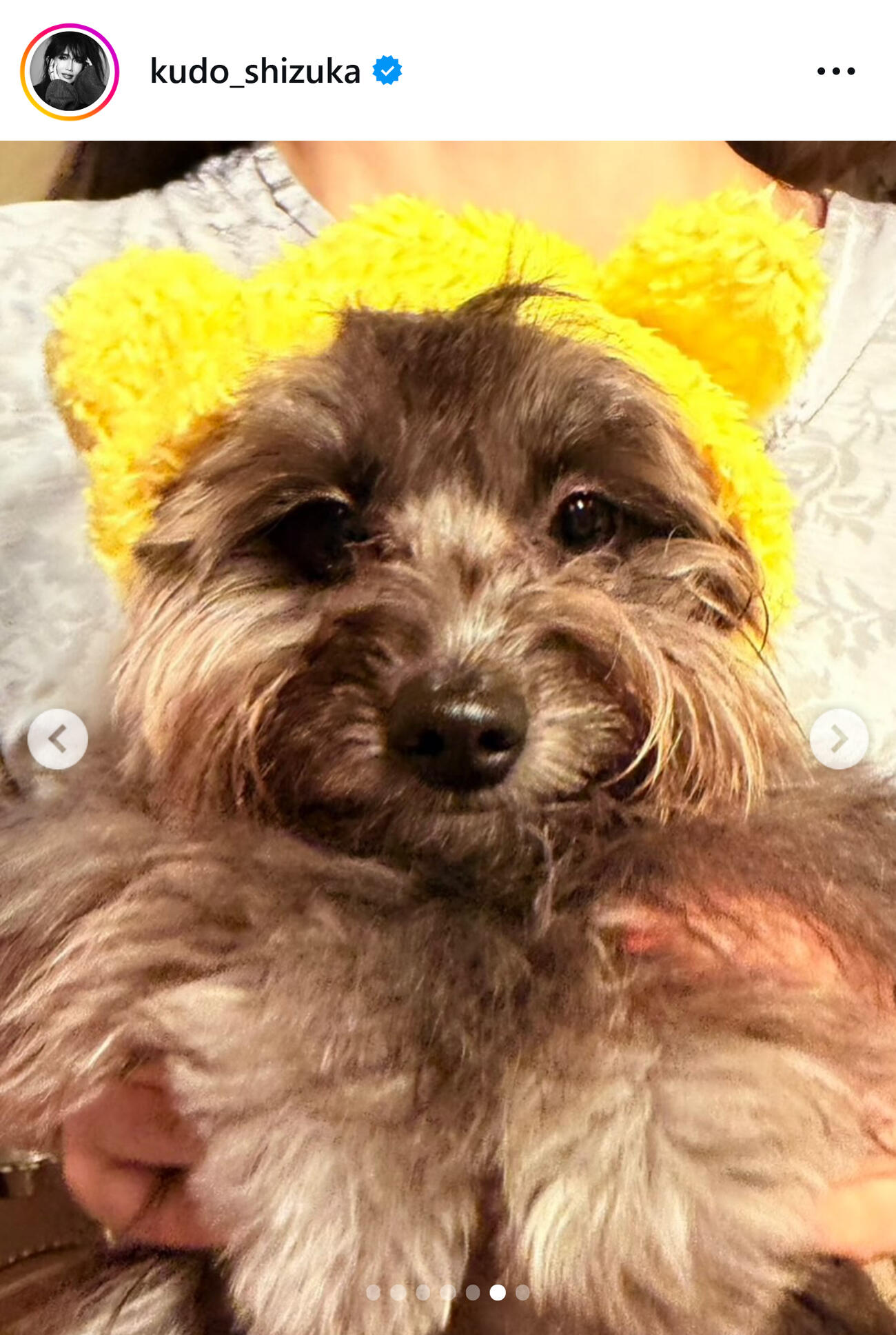 工藤静香のインスタグラムから