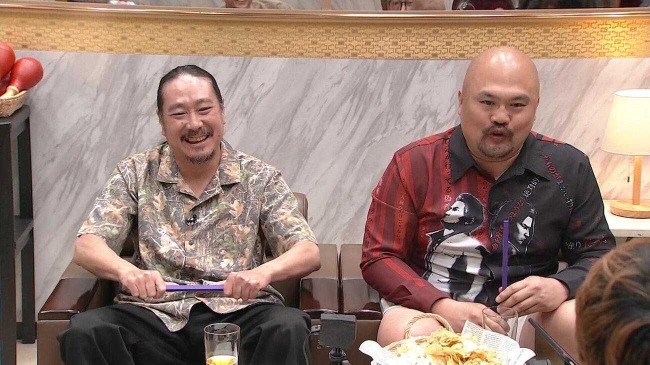 「ダウプラ解放区」第1弾として21日＆28日に配信する「芸人王様ゲーム」に出演する笑い飯西田幸治（左）と鬼越トマホーク良ちゃん