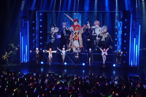 ７人組バーチャルアイドル「FouRTe Project」初オフラインライブ、林総務相も絶賛