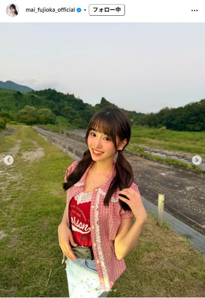 藤岡舞衣のインスタグラムから