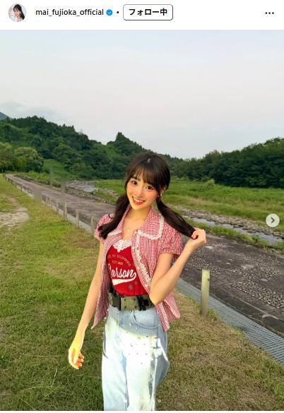 藤岡舞衣のインスタグラムから