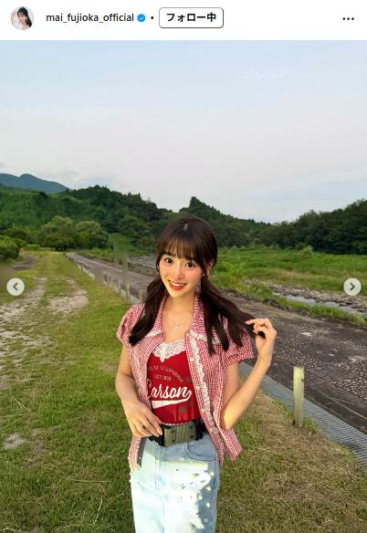 藤岡舞衣のインスタグラムから
