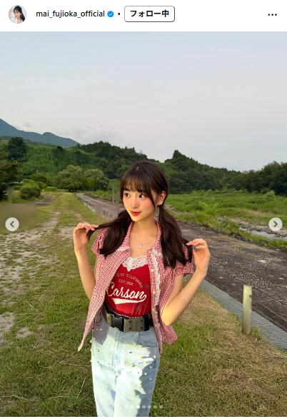 藤岡舞衣のインスタグラムから