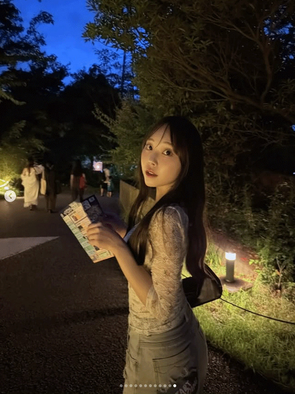 福山千奈アナのインスタグラムから