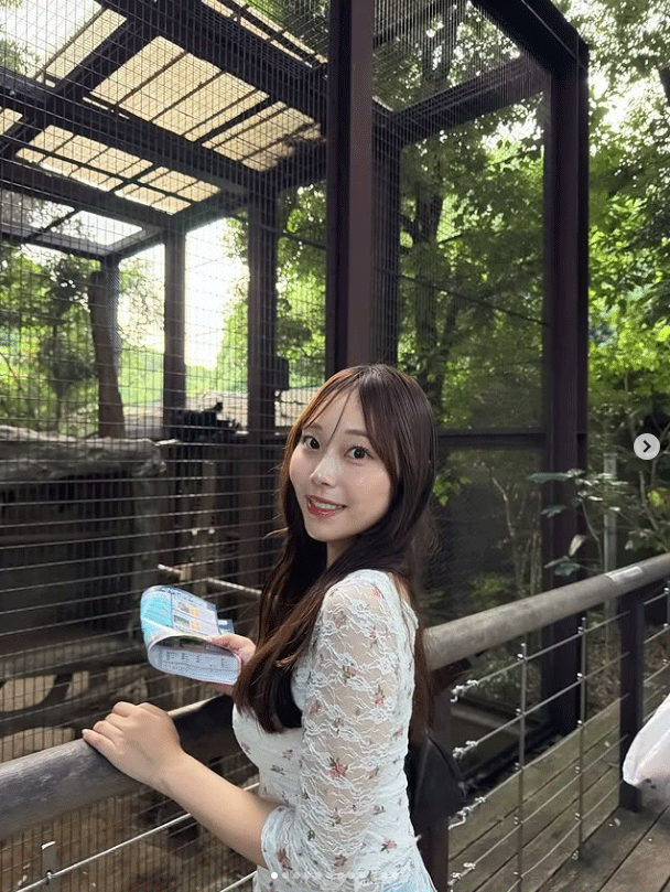 福山千奈アナのインスタグラムから