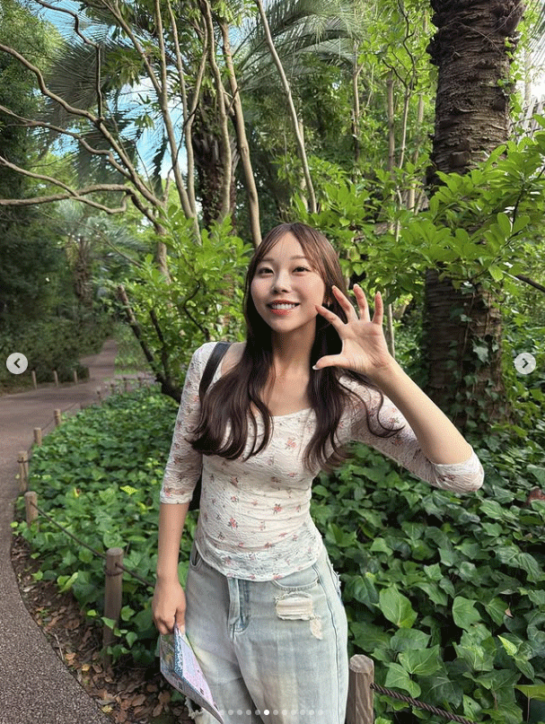 福山千奈アナのインスタグラムから