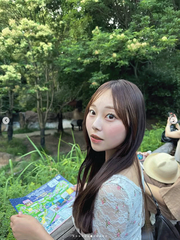 福山千奈アナのインスタグラムから