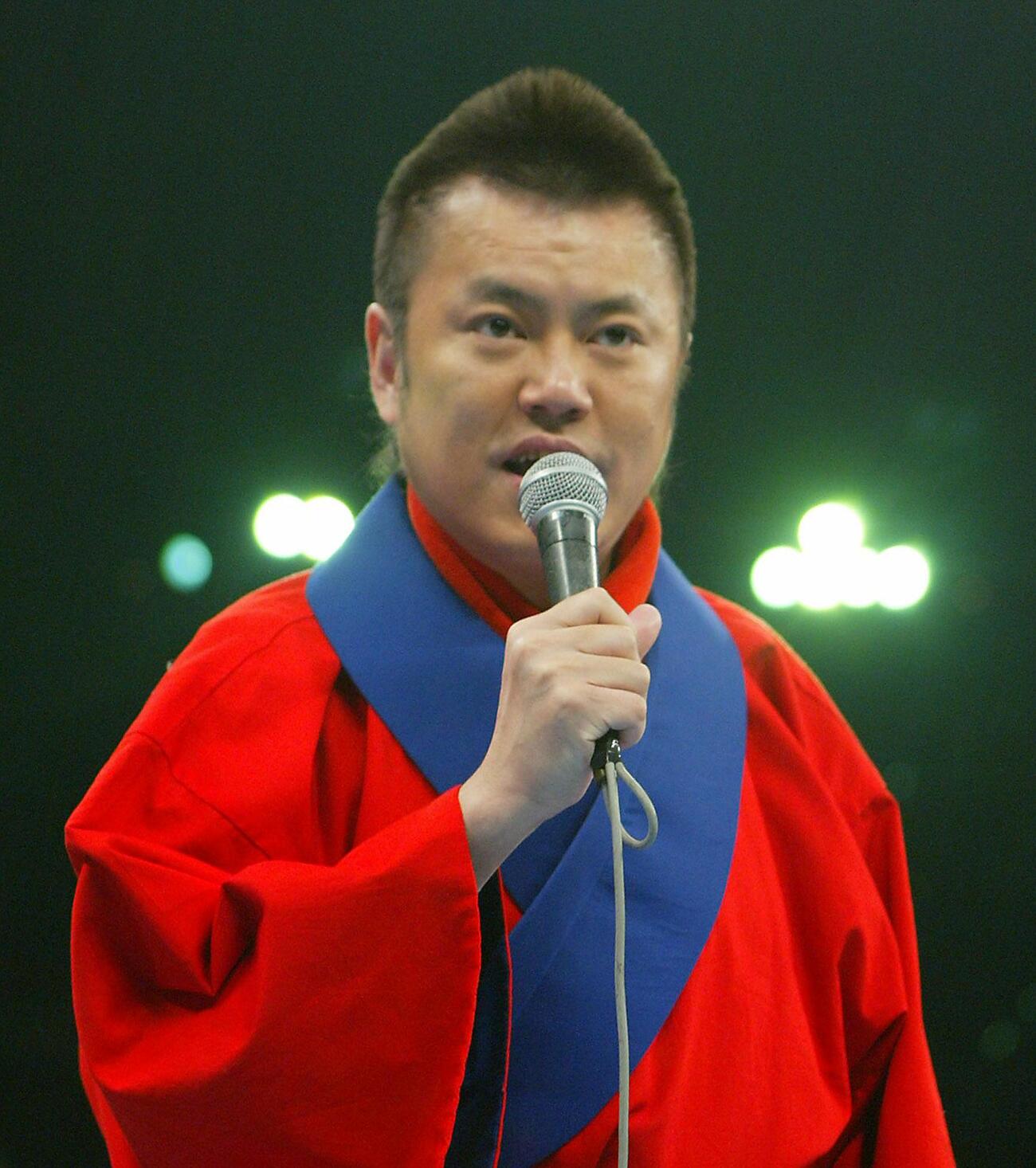 春一番さん（2003年撮影）