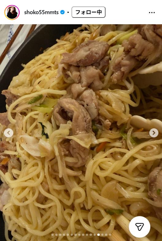 中川翔子のインスタグラムから