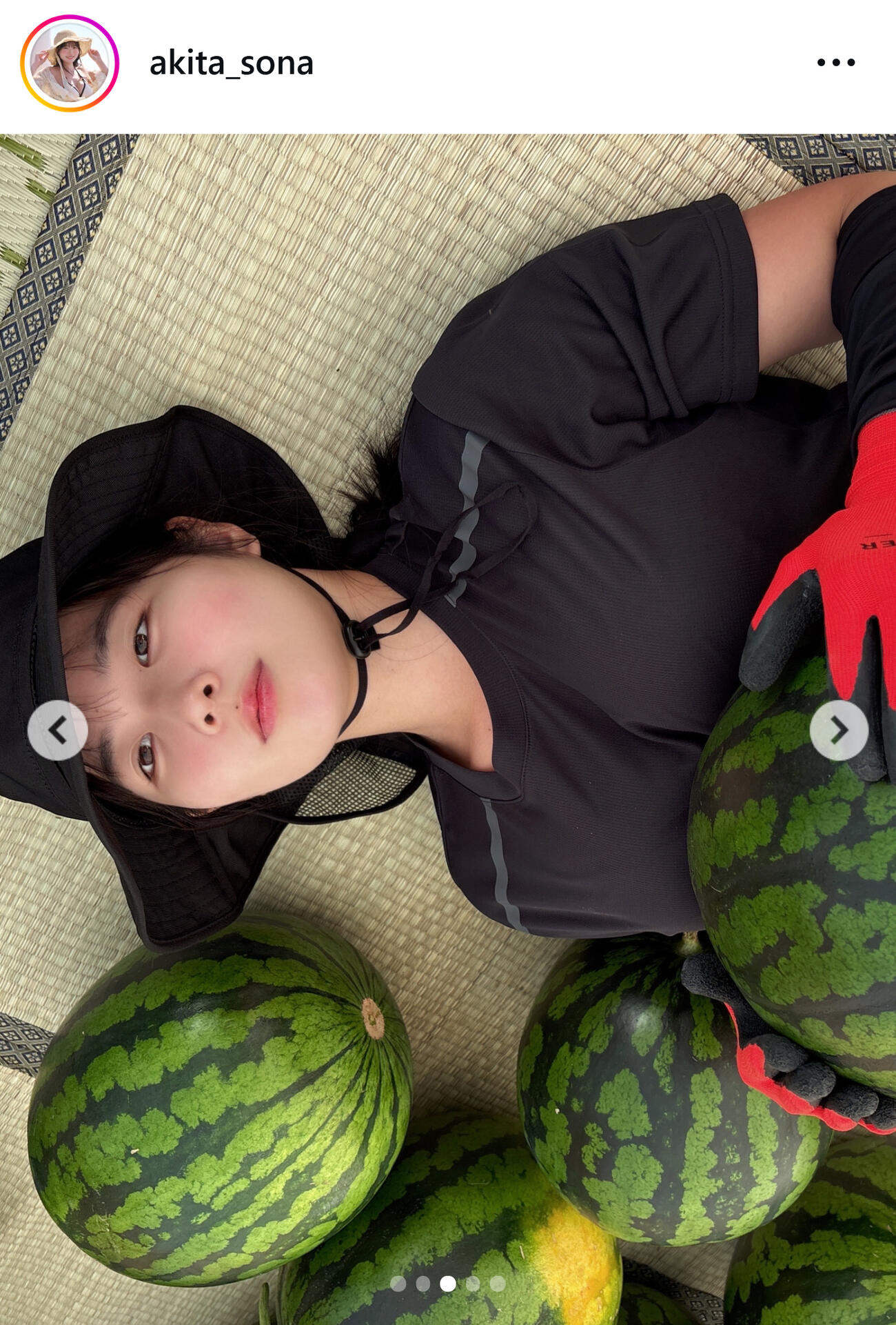 秋田そなのインスタグラムから