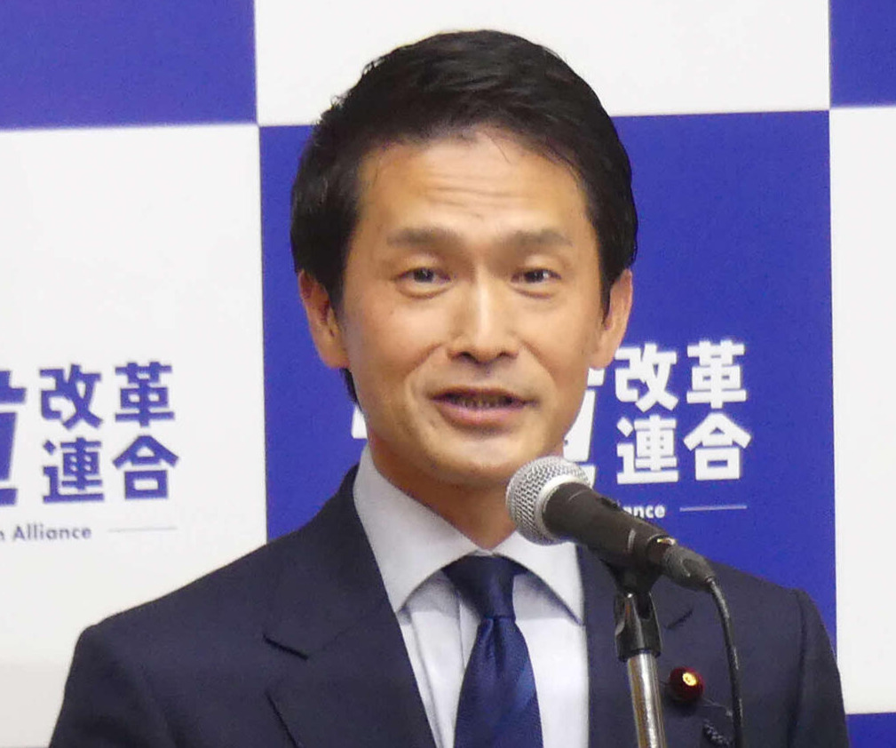 中道改革連合の小川淳也代表（2026年2月撮影）