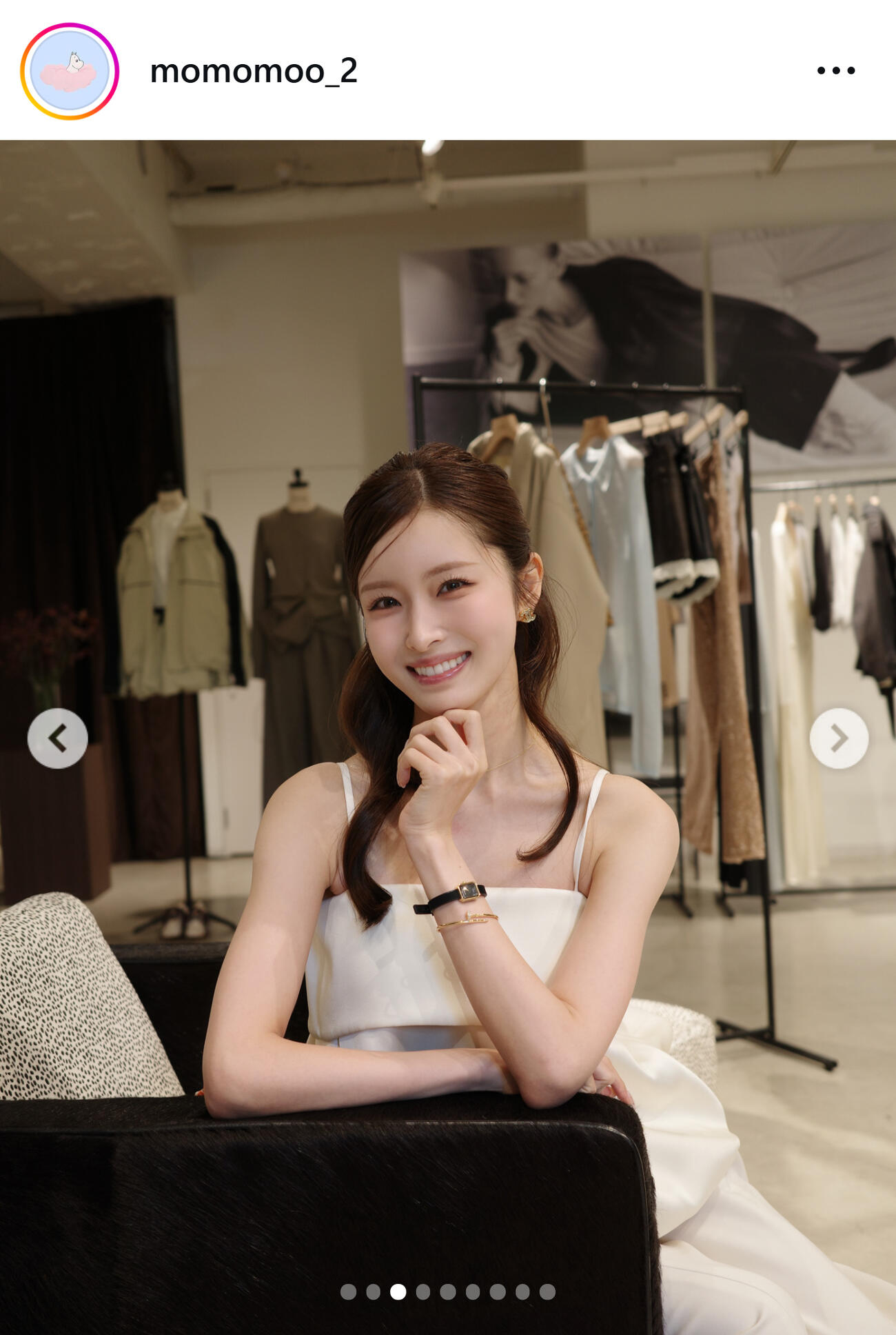 新山桃子のインスタグラムから