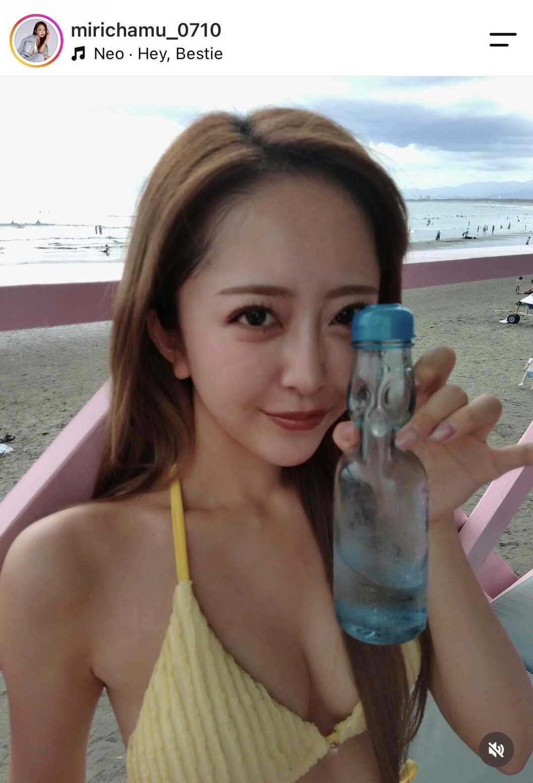 みりちゃむのインスタグラムから