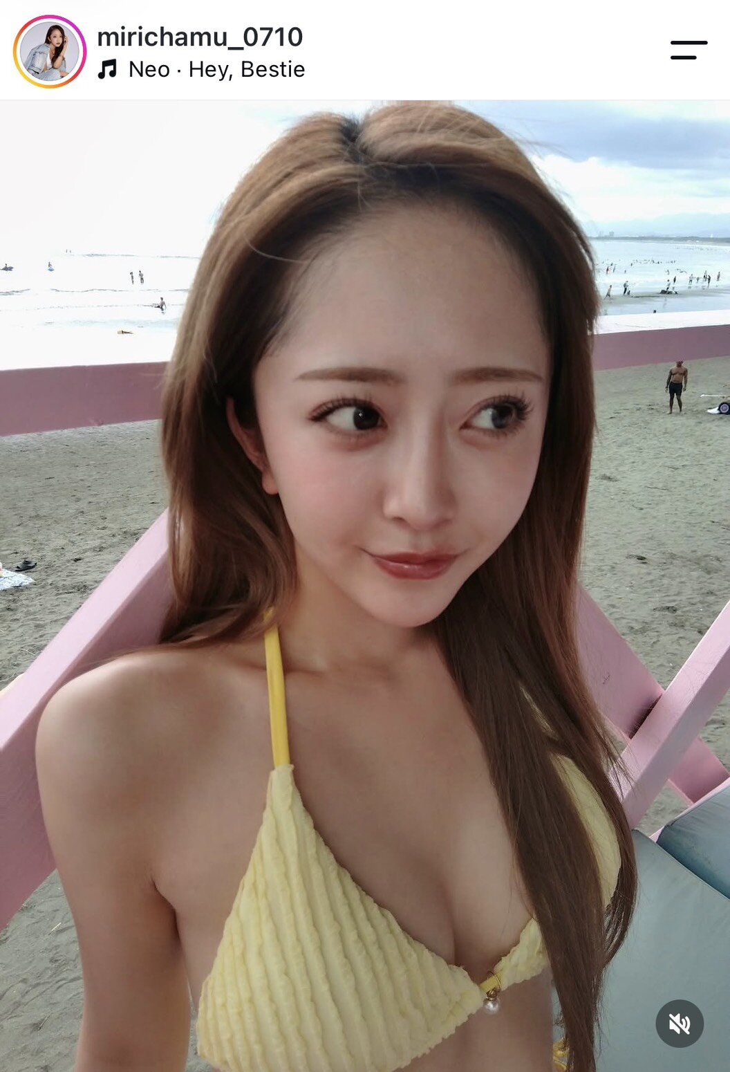 みりちゃむのインスタグラムから
