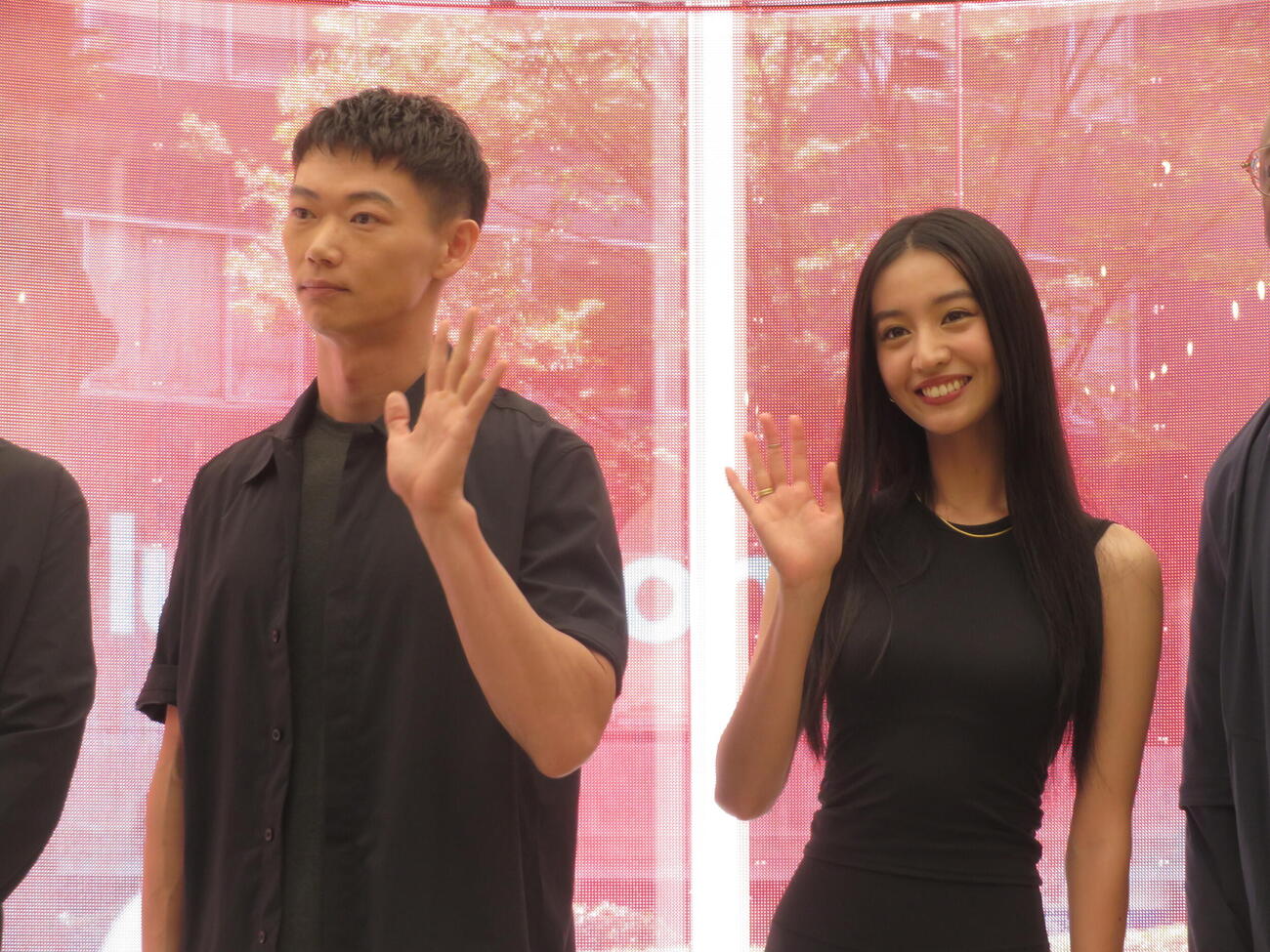 「lululemon」の原宿旗艦店オープニングイベントに登壇したKoki,と笠松将
