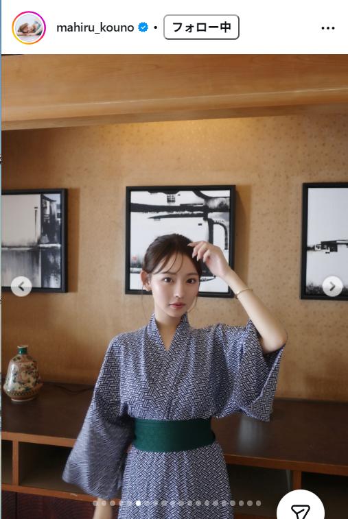 河野まひるのインスタグラムから