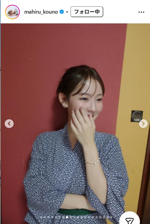 河野まひるのインスタグラムから