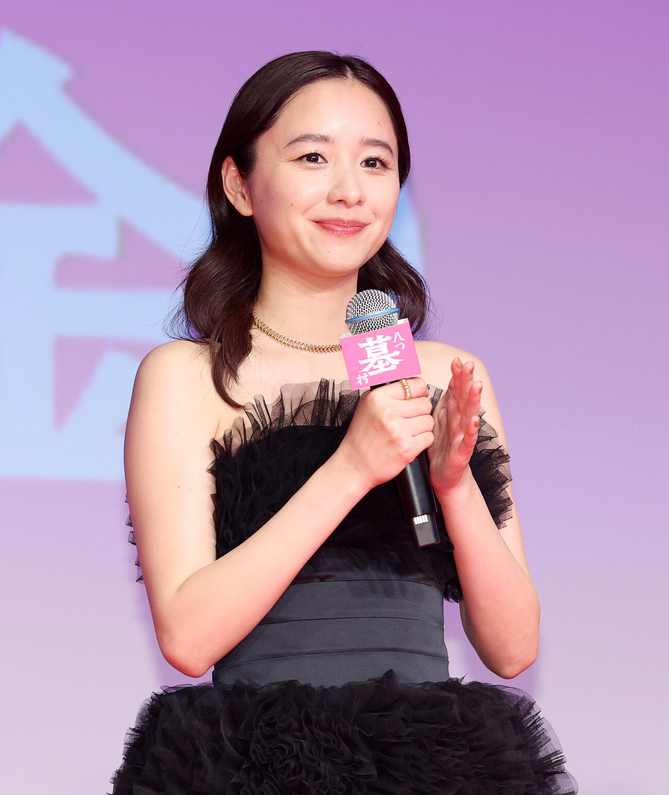 八つ墓村プレミアナイトに臨む堀田真由（撮影・鈴木正人）