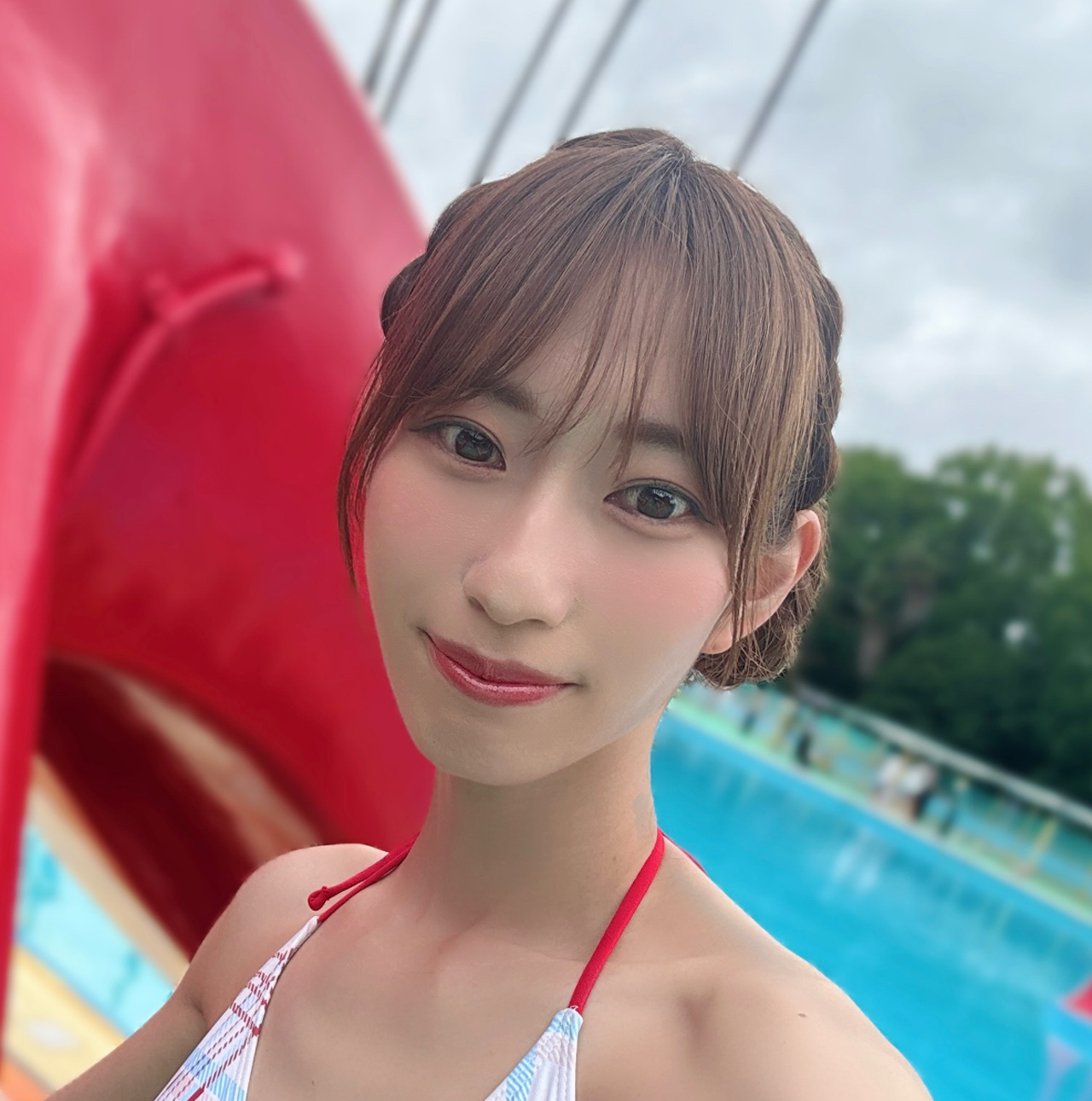 ビキニ姿を披露した早川みゆき（早川みゆきのインスタグラムから）