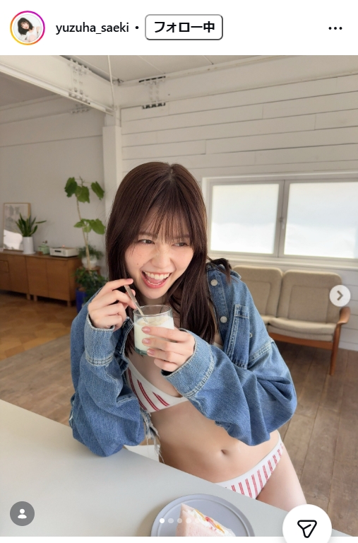 冴木柚葉のインスタグラムから