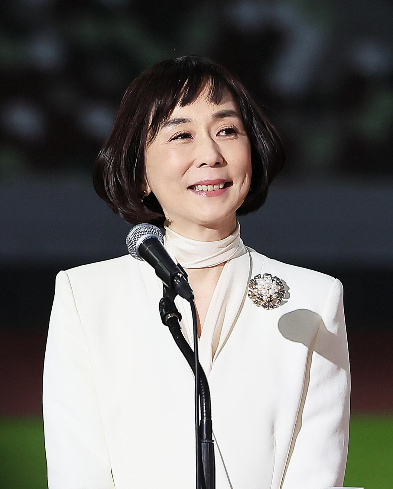 テレビ朝日の大下容子アナ（2023年撮影）