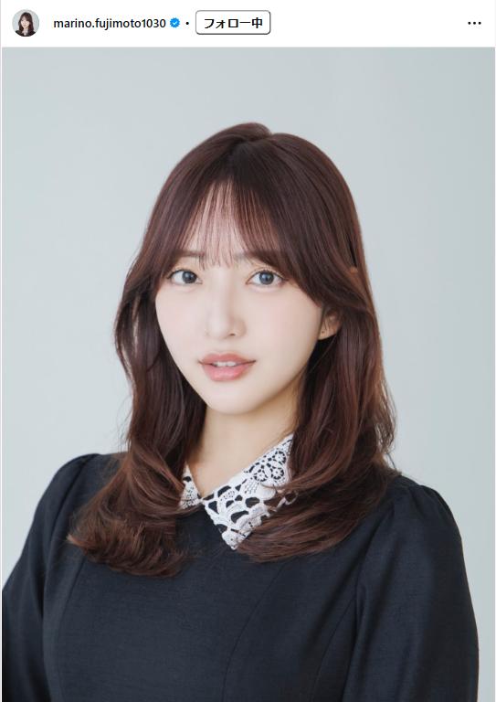 藤本万梨乃のインスタグラムから