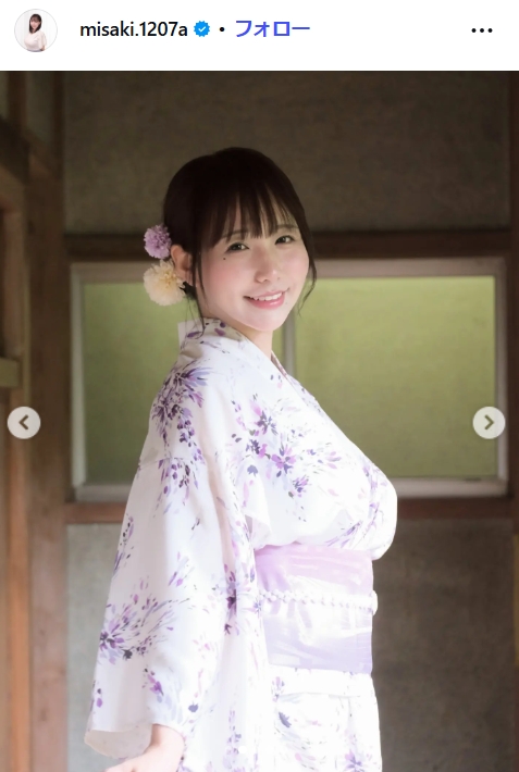 藤田美咲アナのインスタグラムから